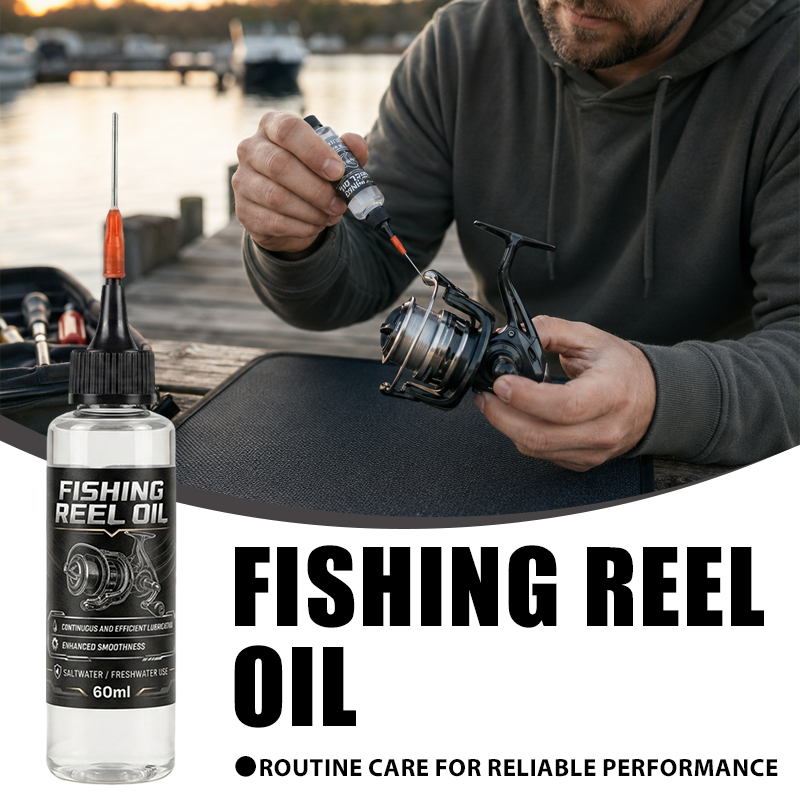 Reel Oil - Angelrollenöl Schmiermittel Flüssige Wartungsformel für Salzwasser-